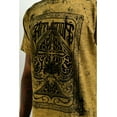 thumbnail image 7 of Affliction Clothing Men's T-Shirt High Stakes Felt Graphic Wood Dip Dye Tee (Small, Wood Thrush), 7 of 7