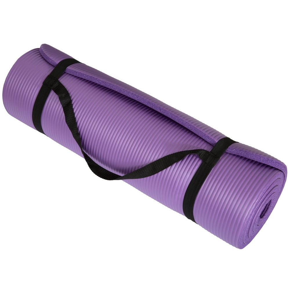 Wakeman Fitness Extra Thick Yoga Exercise Mat 71" x 24" x 0.5
