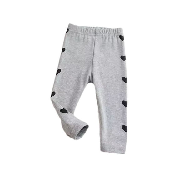 KYAIGUO 6M-6T Toddler Baby Girls Fall Winter Leggings Bottoms Kids Fleece Warm Long Pants Comfortable Soft Trousers