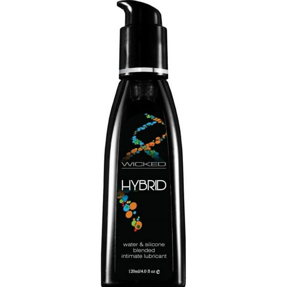 Wicked Lubes Hybrid Lube, Fragrance Free, 4 Fl Oz liquid