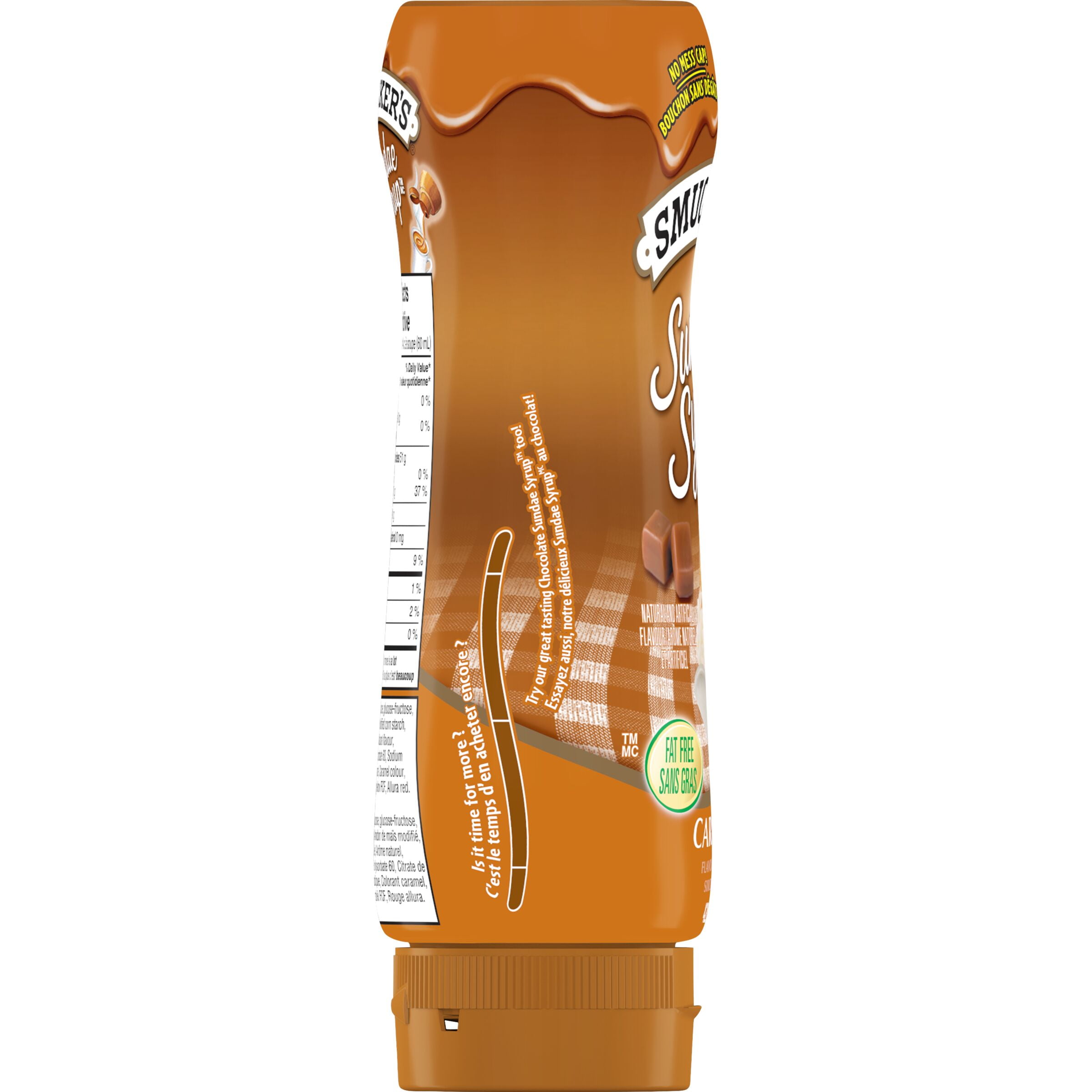 Sirop pour sundae Smucker's, sirop aromatisé au caramel, 428 ml 428 ml