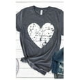 thumbnail image 6 of Distressed Heart Graphic Tee T-Shirt PLUS, 6 of 8
