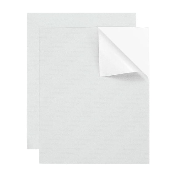 2 Pcs Leather Repair Patch 8"x10" Self-Adhesive Leather Vinyl Repair Tape Kit for Furniture Couches Sofa Chair Car Boat Seats Jackets, White