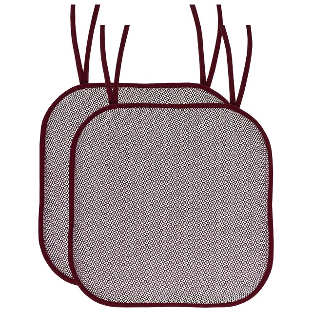 Cojín para silla Sweet Home Collection, espuma viscoelástica, 40 x 40 cm