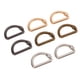 thumbnail image 4 of Clips De Hebilla En Forma De D Mano De Obra Exquisita 4 Colores Anillos En D De Metal Soldado Aleación De Zinc Para Sombreros Para Bolsos ANGGREK Arte y Manualidades, 4 of 8