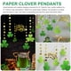thumbnail image 5 of 12 colgantes de trébol de papel. Accesorios de papel para el Día de San Patricio., 5 of 5