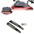 thumbnail image 3 of Black Split Windshield Side Trim for Touring Road Glide FLTR 2015-2020, 3 of 9