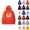 Orange, variant on OIOLOYJM Halloween Hoodies for Men Pumpkin Face Print Spooky Long Sleeve Funny Hooded Sweatshirt Casual Fashion Holiday Party Pullover