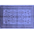 thumbnail image 1 of Ahgly Company Indoor Rectangle Oriental Blue Industrial Area Rugs, 8' x 12', 1 of 4