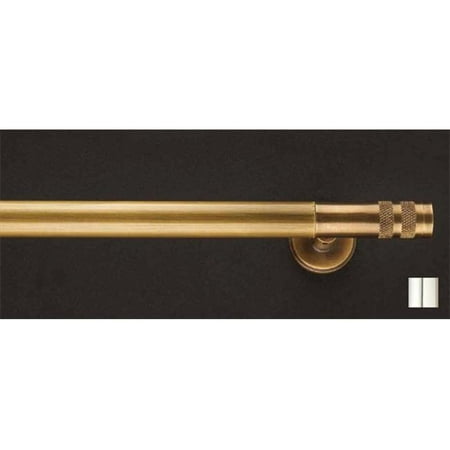 Vesta 1146 Curtain Rod Set 75 In Chrome 63 In Walmart Com
