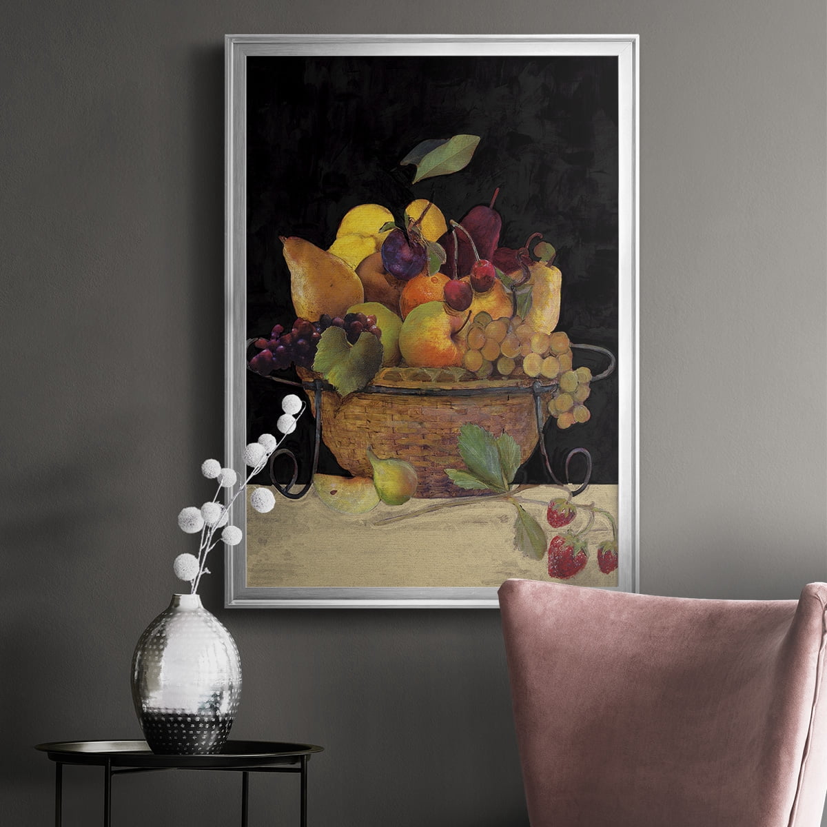 Fruit Basket II Revisit Premium Framed Print - Ready to Hang