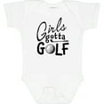 thumbnail image 3 of Inktastic Girls Gotta Golf Girls Baby Bodysuit, 3 of 5