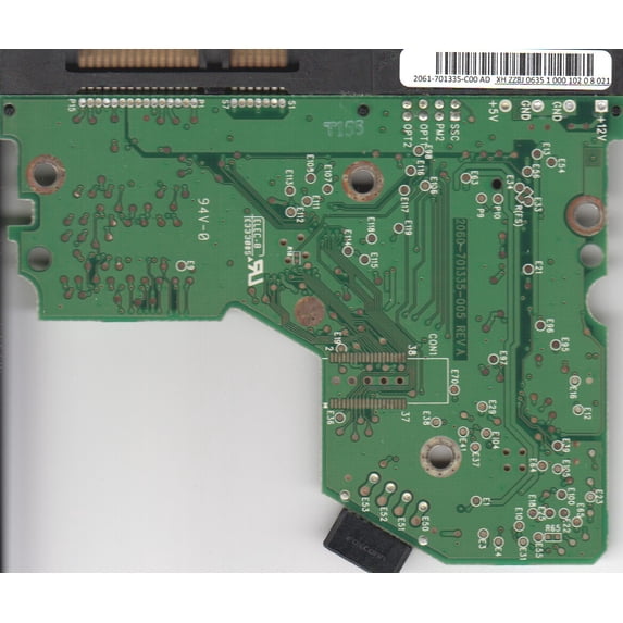 WD2500KS-00MJB0, 2061-701335-C00 AD, WD SATA 3.5 PCB