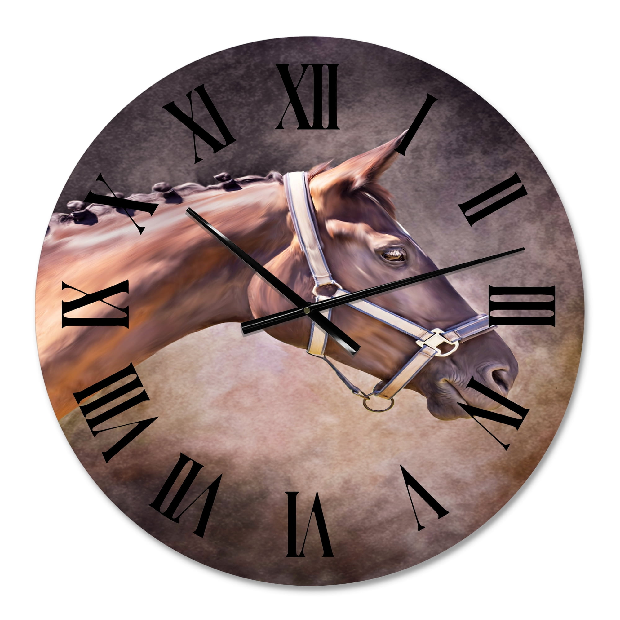 Designart 1 in Farmhouse Wall Clock