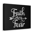 thumbnail image 2 of Scripture Walls Faith Over Fear Mark 4:40 Arrow Cursive Christian Wall Art Bible Verse Print Ready to Hang Unframed, 2 of 18