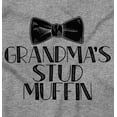 thumbnail image 2 of Grandma's Stud Muffin Cute Bow Tie Youth T Shirt Tee Boys Infant Toddler Brisco Brands 12M, 2 of 5