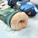 thumbnail image 4 of Guantes de invierno con dibujos de conejo blanco para niños, cálidos, gruesos, resistentes al frío y al viento, para esquí, 4 of 6