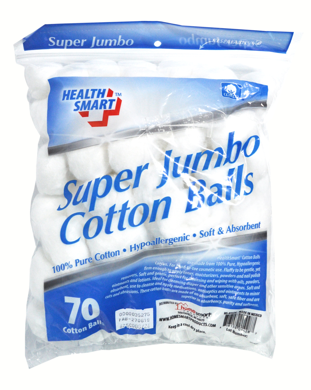 Health Smart Super Jumbo Cotton Balls