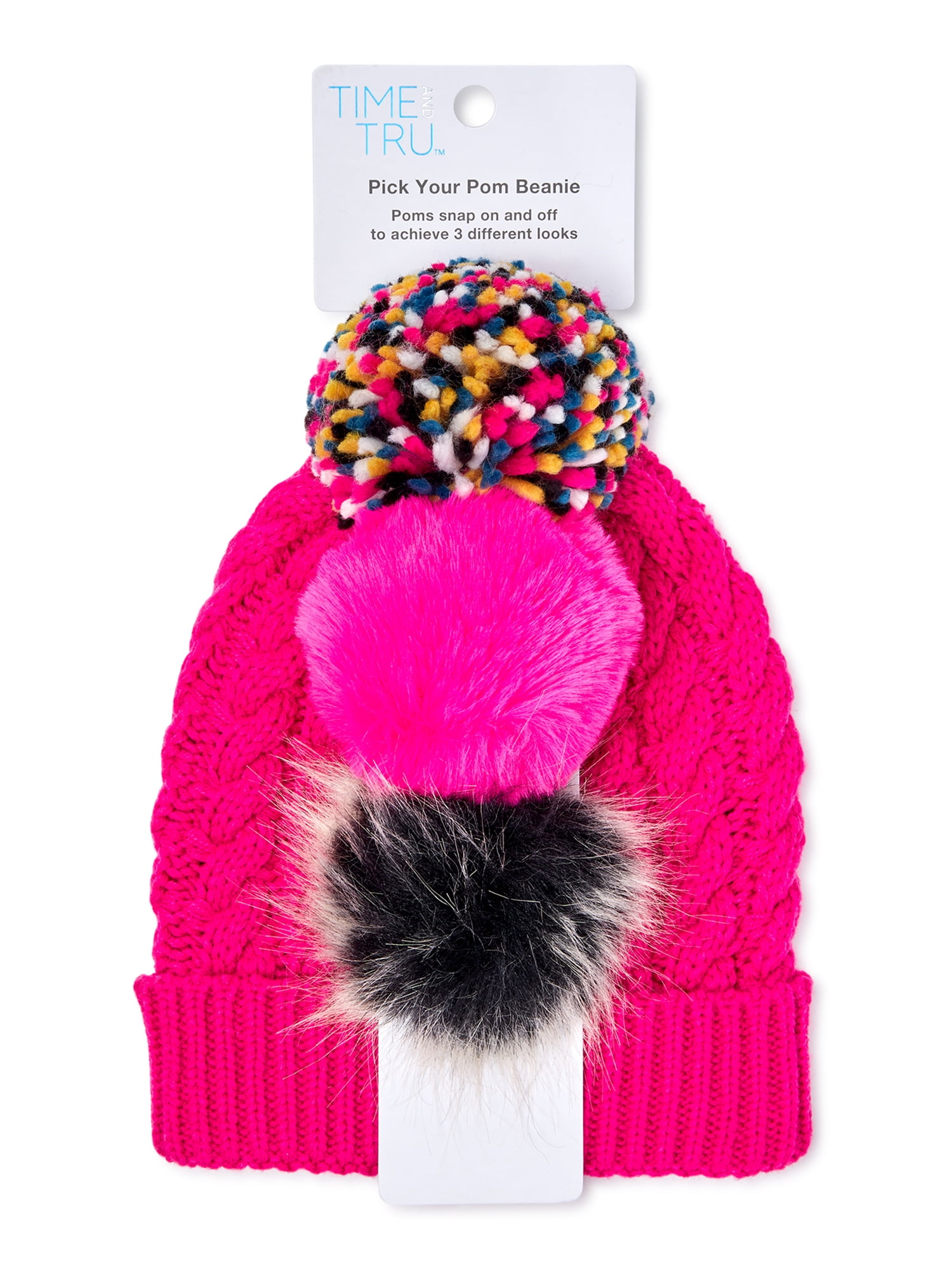 interchangeable pom pom hats walmart