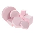thumbnail image 1 of 8 Pcs Cosmetics Photo Background Props Foams Geometry Square Photography Decor INS Square Geometry Photo Prop Set,Pink, 1 of 5