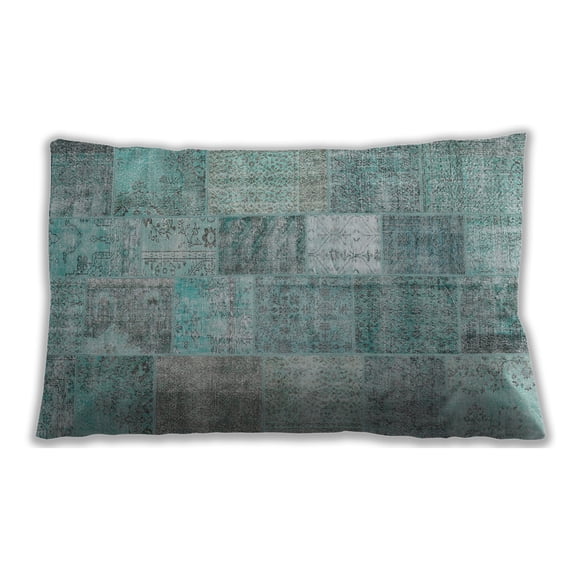 Ahgly Company Outdoor Rectangular Contemporary Lumbar Throw Pillow, 13 inch by 19 inch