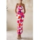 thumbnail image 5 of Vestido largo PRETTYGARDEN para mujer, verano 2025, floral, blanco, 5 of 9