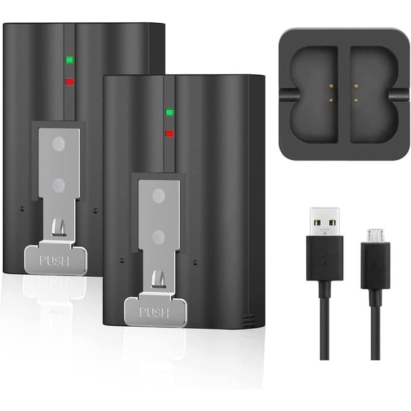 Replacement Battery for Ring Doorbell Rechargeable Camera Batteries with Charger Station for Ring Video Door bell2/3/3 Plus/4, Spotlight Cam, Stick Up Cam
