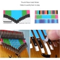thumbnail image 4 of Kalimba Scale Sticker Thumb Piano Key Stickers for Beginner (17 tone thumb piano universal), 4 of 5