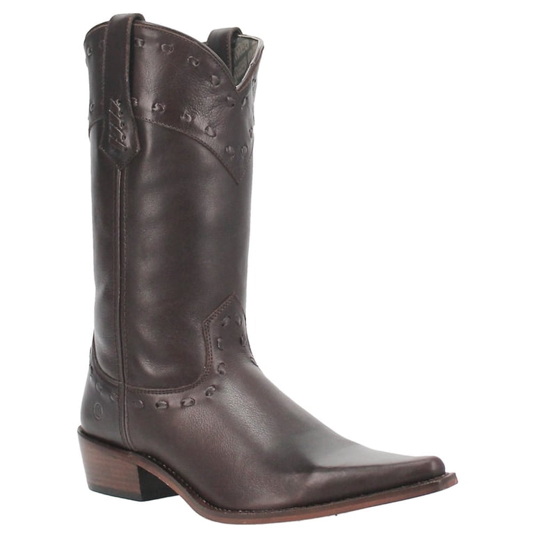 Dingo Men’s Stagecoach Snip Toe Casual Mid Calf Boots NWOB Brown Dingo Mens Stagecoach Snip Toe Brown Mid Calf Boot - Walmart.com main image 2