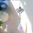 thumbnail image 1 of Carillones de viento de cristal metálico, accesorios para coche, colgantes para sala de estar (pulpo), 1 of 7