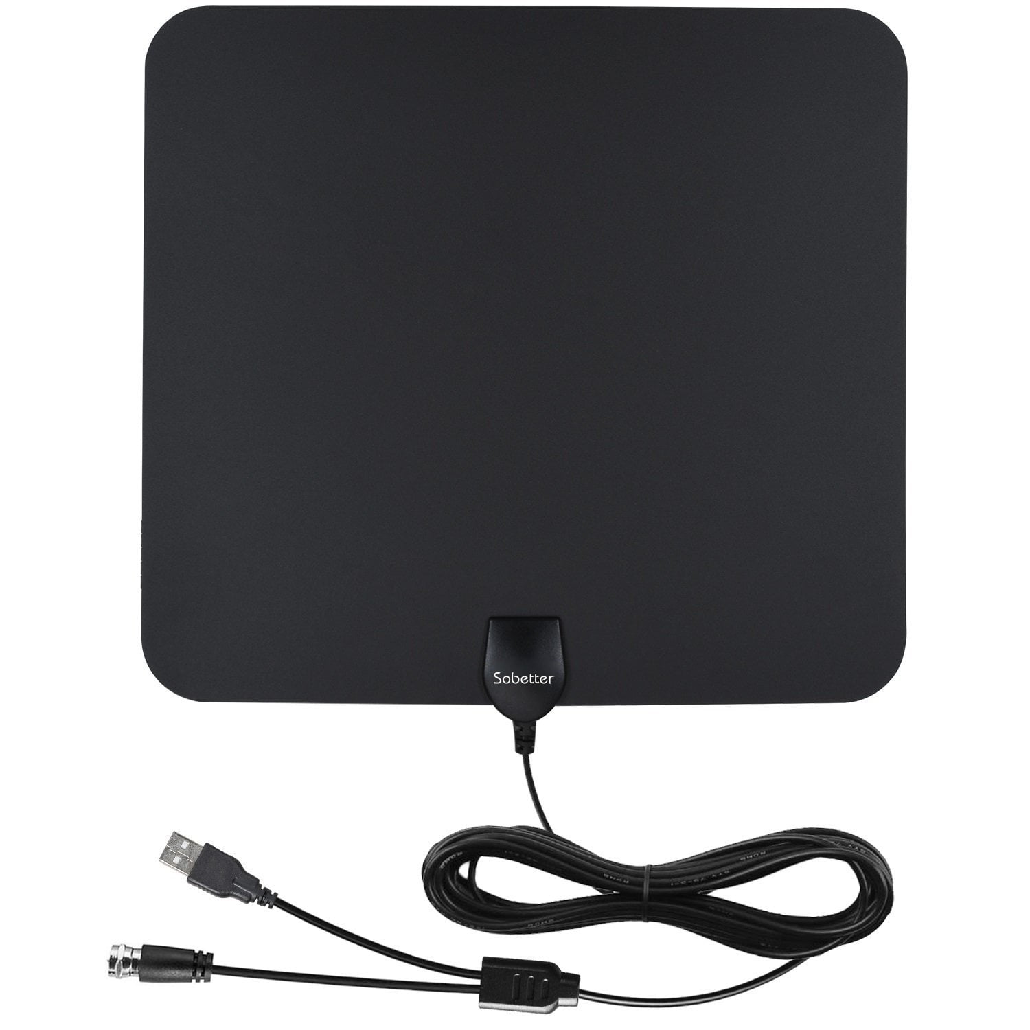 HDTV AntennaSOBETTER amplified 50 Miles Range Digtial TV Antenna with