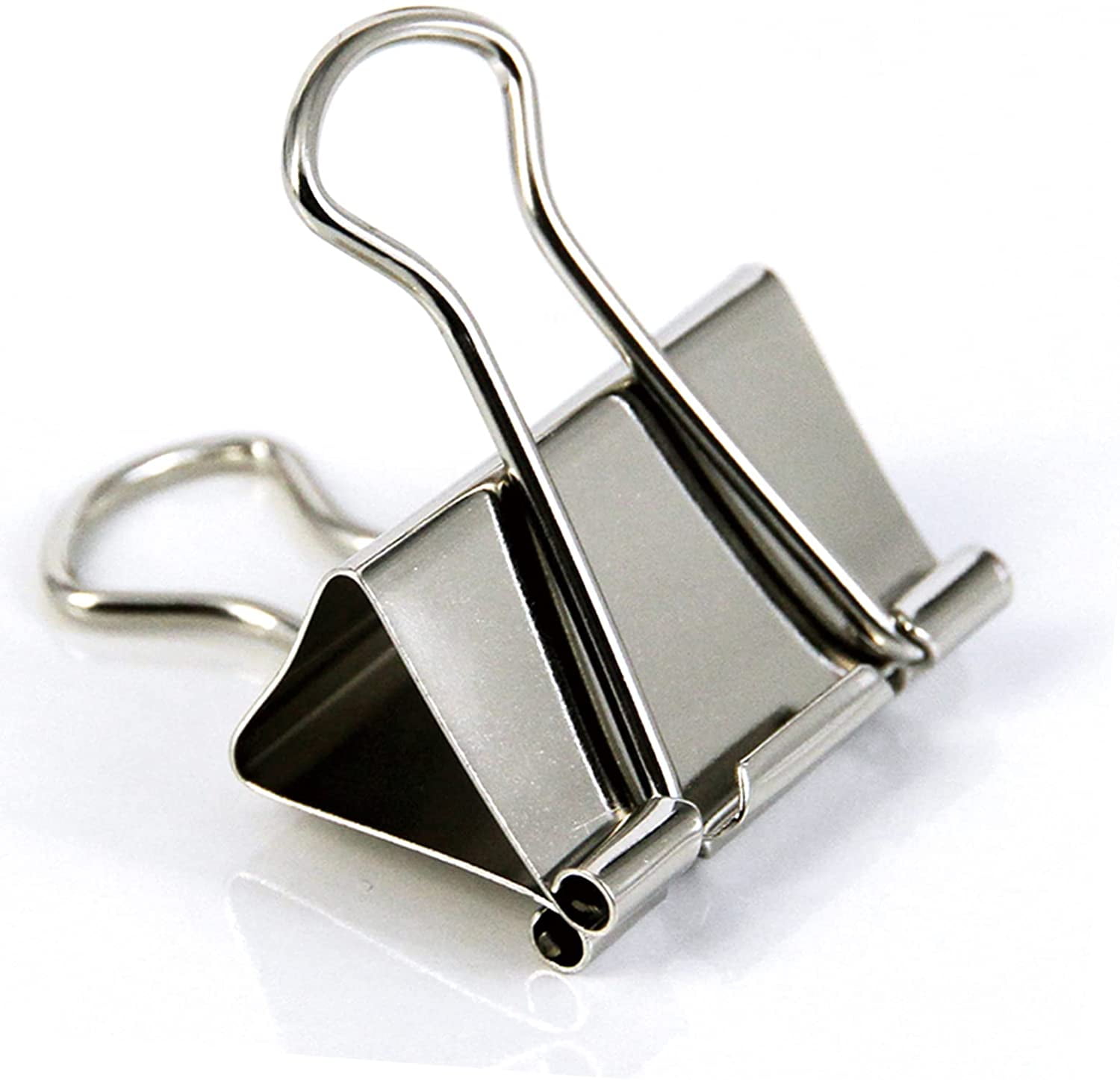 Paper Notebook Report Clamps New Box of 12 Hardened Steel 2" Large Binder Clips 