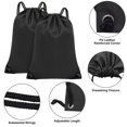 thumbnail image 4 of Miaocao 2PCS Drawstring Bags Bulk, String Backpack for Men Women, Cinch Bag Draw String Back Bag for Gym, Sports, Travel, Swimming, Beach, Red, 4 of 6