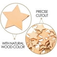 thumbnail image 4 of HONMEET Rodshake 200pcs Unfinished Mini Wood Stars Decorations for Wedding Crafts, 4 of 5