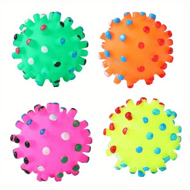 Dog Squeaky Ball Chew Toy - Assorted Varieties