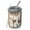 Red Mushroom Flower, variant on 12oz Coffee Tumblers Red Mushroom Flower White Pattern Stainless Steel Vacuum Insulated Travel Tumbler Coffee Cups Mug with Lid and Straw with Cleaning Brush for Cold & Hot Drinks