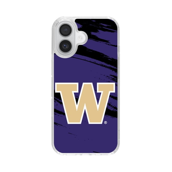Washington Huskies HD Phone Case Compatible with MagSafe Apple iPhone 17 (Paint) by Affinity Bands