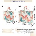 thumbnail image 2 of FORMRS Womens Corduroy Tote Bag Crossbody Shoulder Handbag with Pocket, Watercolor Butterflies, 2 of 7
