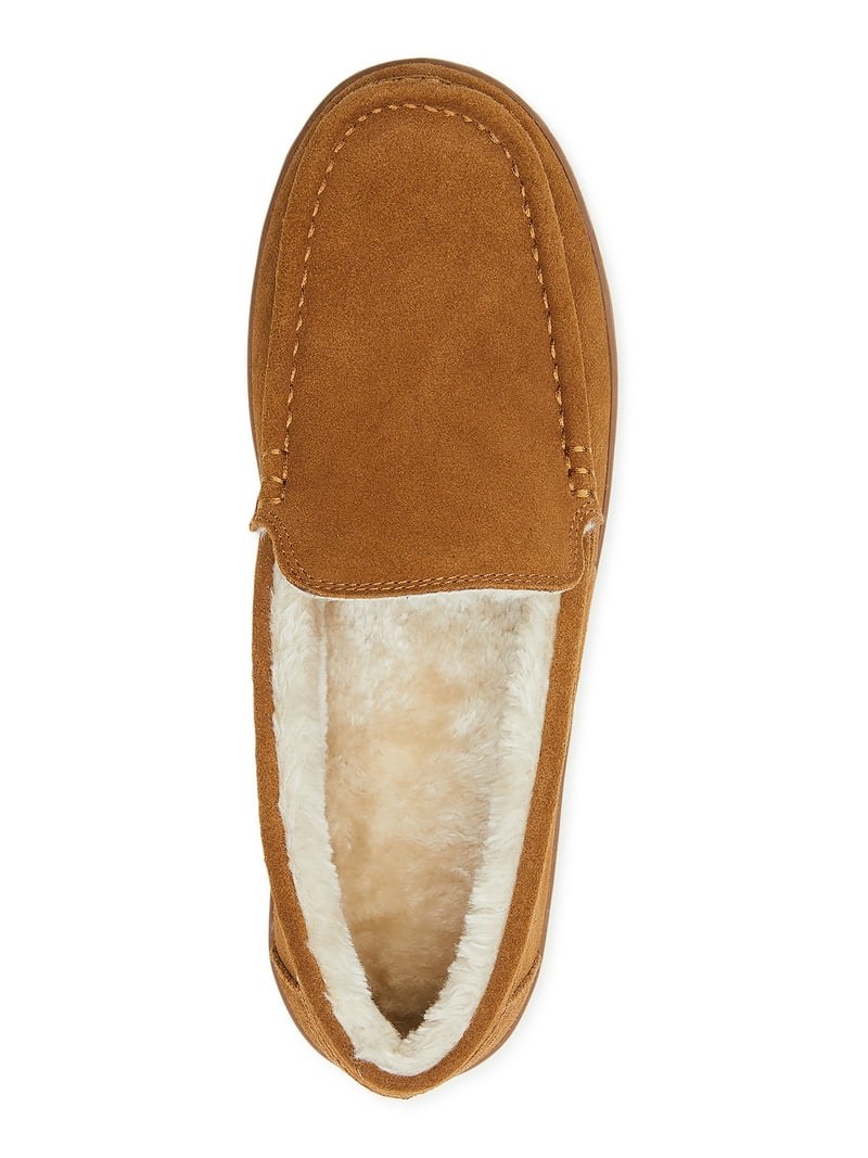George Men's Hillcrest Suede Moccasin Slippers - Walmart.com