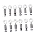 thumbnail image 1 of Guardoinrt 12Pcs Leather Positioning Pins Leather Located Pins a great addition Tools for Fixing Silver, 1 of 6