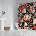 thumbnail image 2 of Pioneer Flower Floral Print Pattern Shower Curtain 72"x84" ,Bathroom Decorative Shower Curtains Set with 12 Hooks,Modern Waterproof Washable Shower Curtain, 2 of 6
