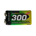 thumbnail image 1 of Lot de 4 Piles NiMH 9 Volts AccuPower (300 mAh), 1 of 1