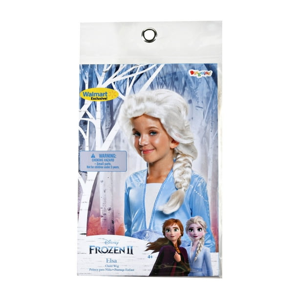 Disguise Frozen Elsa Wig Child Exclusve Halloween Costume Accessory