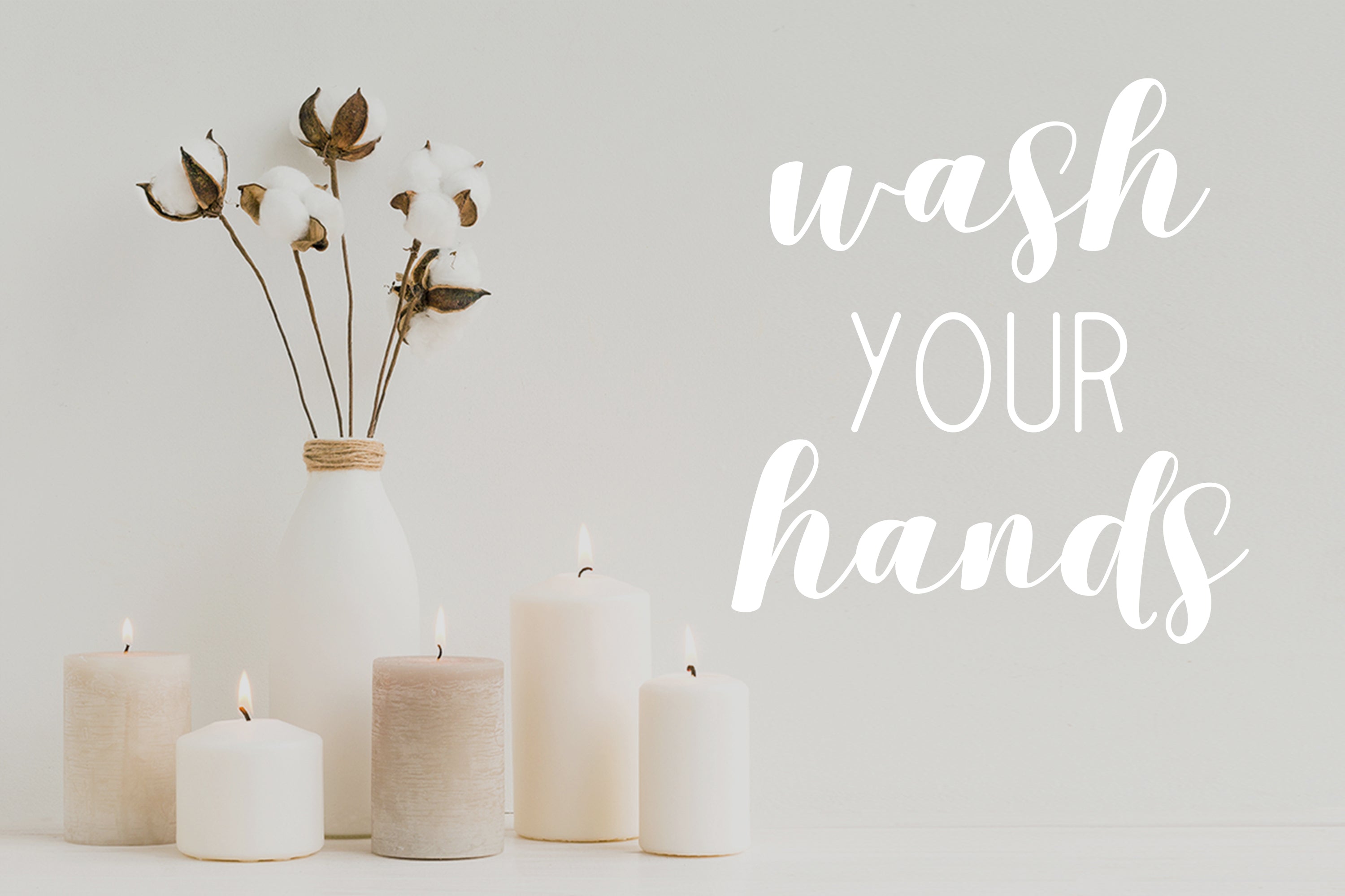Wash Your Hands | Bathroom Wall Decal - Walmart.com