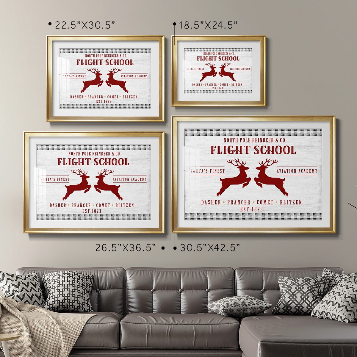 Flight School Premium Framed Print - Ready to Hang