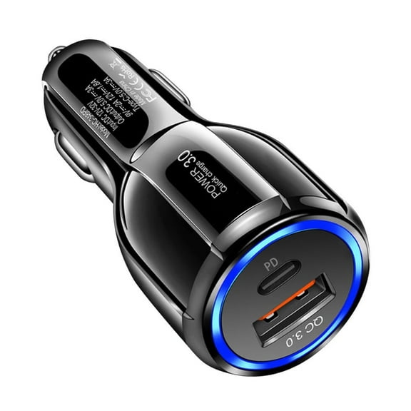 2-Port Dual USB QC3.0 Car Charger Adapter for iPhone 6 6S Plus SE 7 7 XS X 8 8 iPad Mini Air Pro / Samsung Galaxy S9 S8 S10 S10e Tab S7 S6 S5 Note 8 5 LG Stylo 4 Moto Z3 Smartphone Android, by Borz