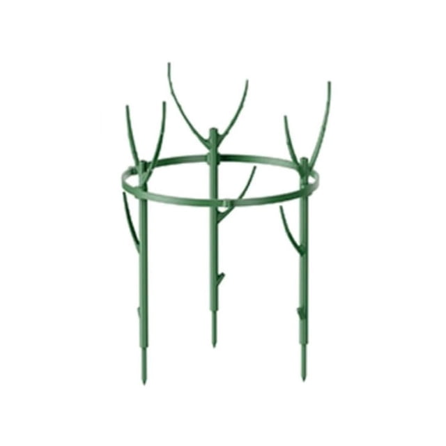 LEFU Support pour Plantes Treillis Anneaux Piquet en Métal Jardin Fleur Grimper Support Résistant à la Rouille Concombre Tomate Cage Installation Facile Multi-Usage Intérieur Extérieur Vert