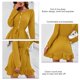 thumbnail image 5 of Vestido De Punto A La Moda Para Mujer, Manga Larga Con Dobladillo Con Volantes Cómodo Vestido De Punto Con Cuello Redondo Y Cintura Elástica Para El Trabajo Para Citas ANGGREK Otros, 5 of 6