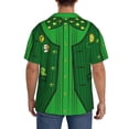 thumbnail image 3 of Fotbe St Patrick's day Camisa Estampada de Manga Corta para Hombre, Casual de Verano, Estilo Playero, Sin Arrugas-XX-Large, 3 of 5