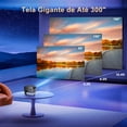 thumbnail image 3 of [Electric Focus]Salange 4K Support Native 1080P Bluetooth Projector Android 11 Auto Keystone Correction Mini Projector For IOS and Android, 3 of 5